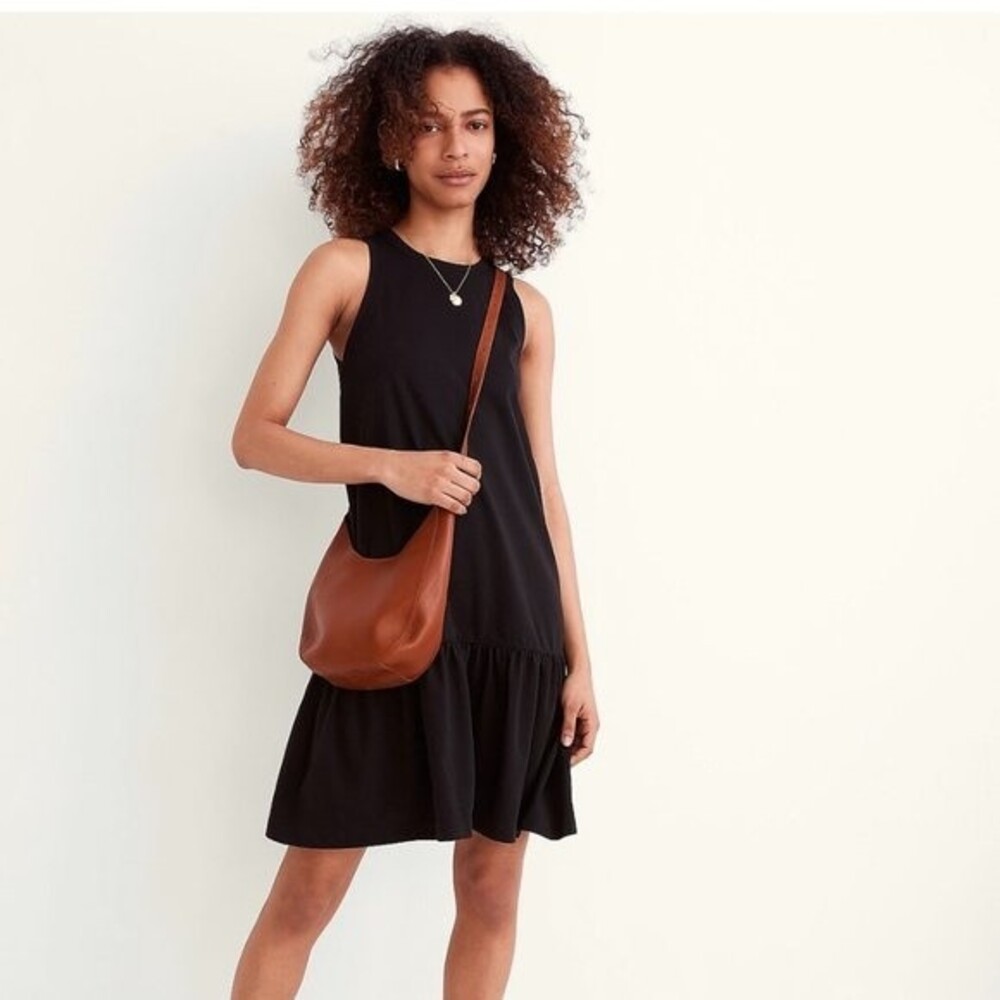 Madewell Brightside Ruffle Tank Mini Dress